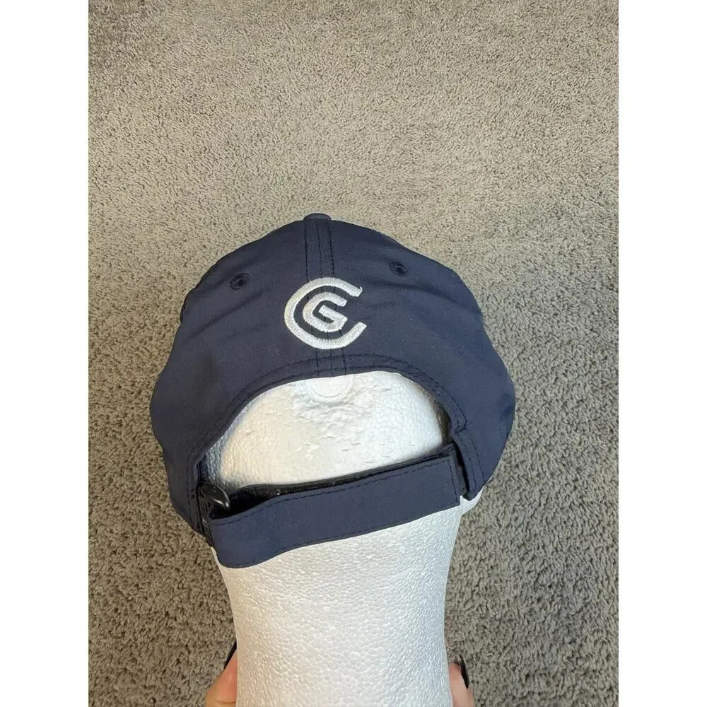 Cleveland Golf Hat Adjustable Mens Blue 100% Polyester Microfiber Embroidered